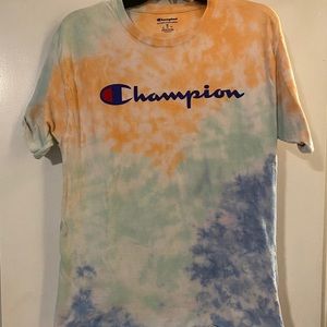 Champion tie dye t shirt